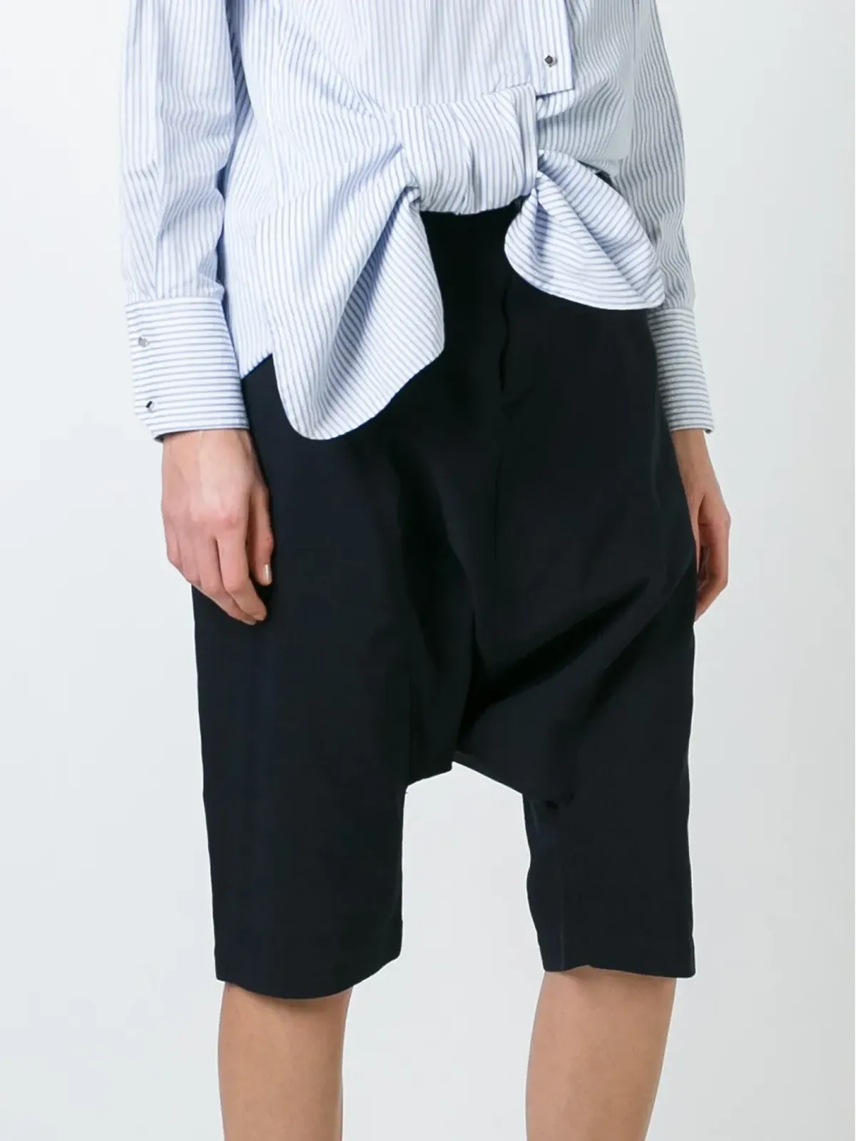 Comme Des Garçons Girl ドロップクロッチ膝丈ショーツ - 画像3