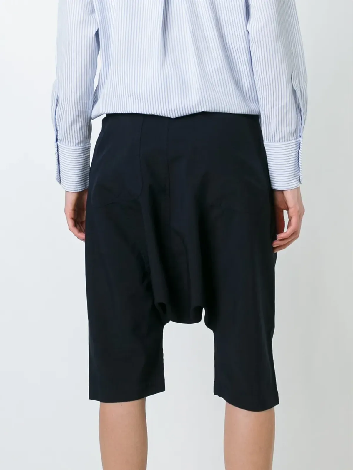 Comme Des Garçons Girl ドロップクロッチ膝丈ショーツ - 画像4