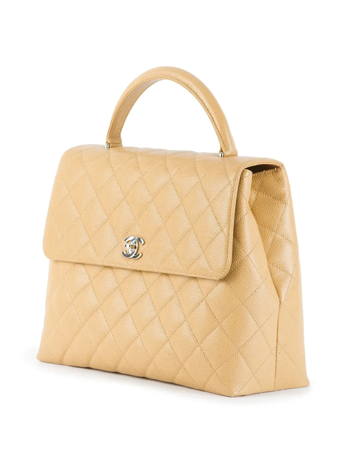 CHANEL Pre-Owned キルテッド・トラペーズ・トート - 画像4