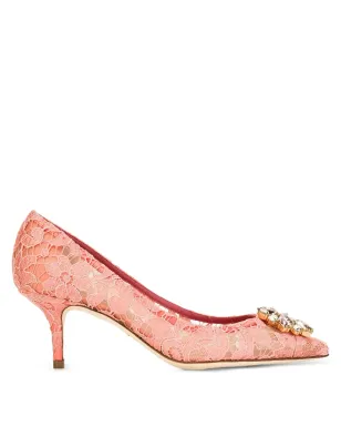 Dolce & Gabbana ベルッチ レース ヒールパンプス - サムネイル1