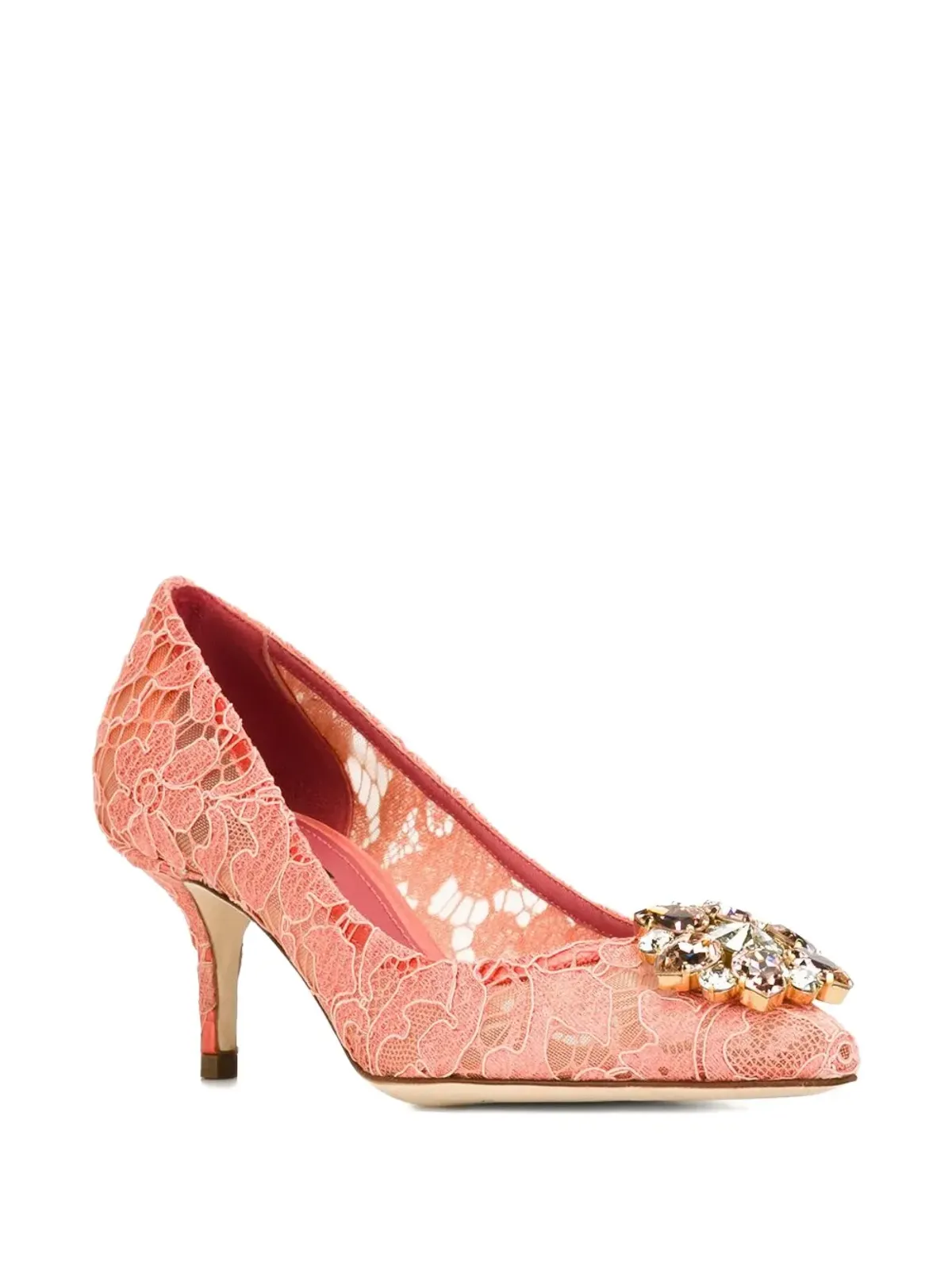 Dolce & Gabbana ベルッチ レース ヒールパンプス - 画像2
