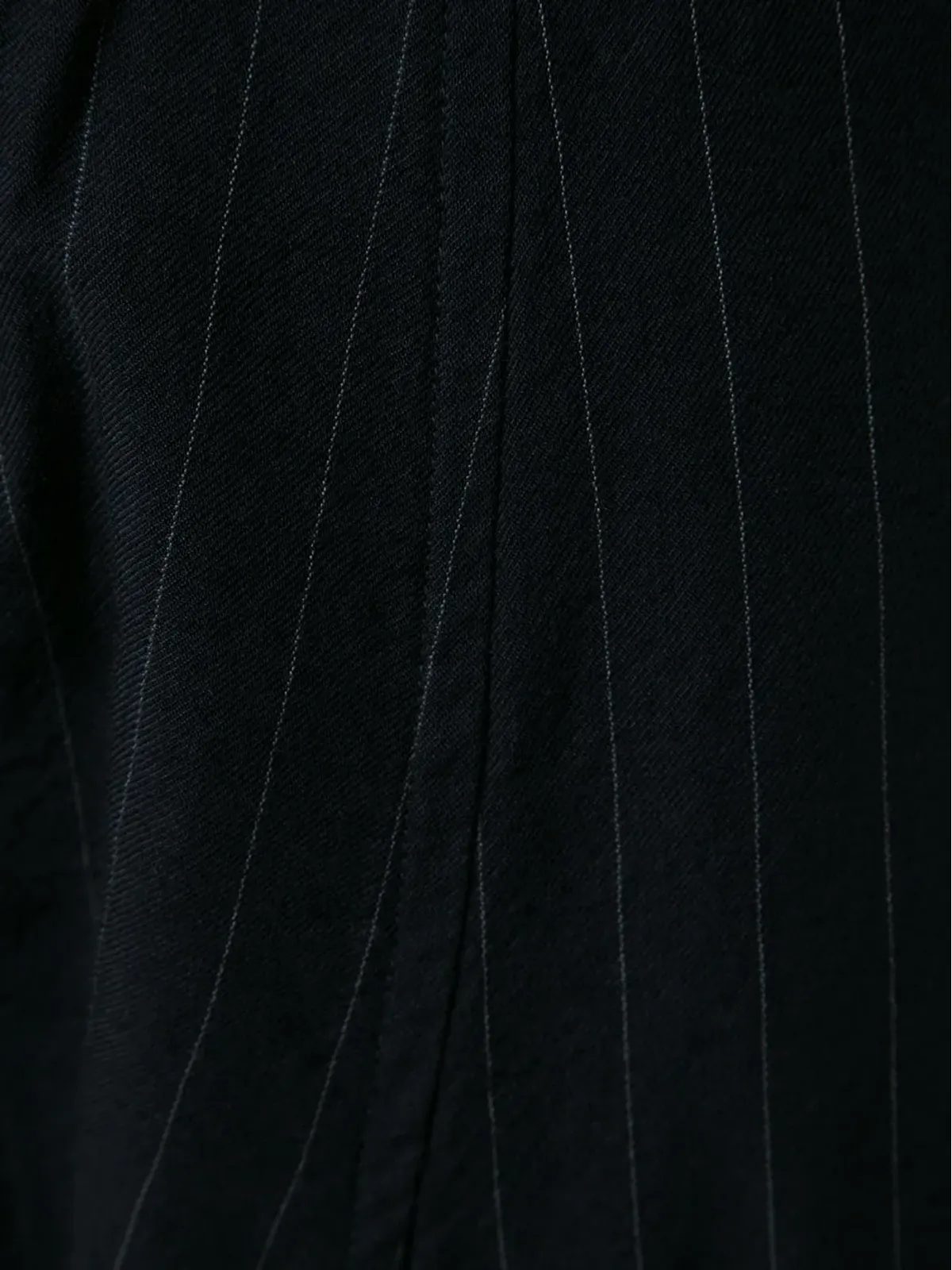 Comme Des Garçons Comme Des Garçons ピンストライプ クロップドパンツ - ブラック - 画像5