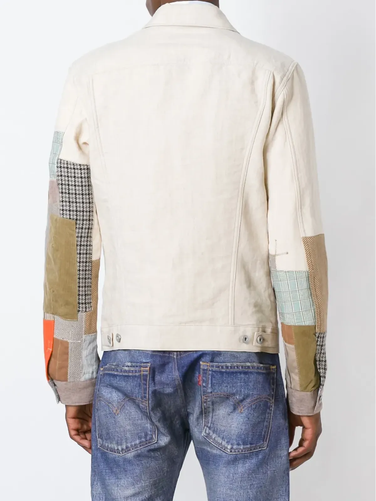 Junya Watanabe MAN パッチワーク袖ジャケット - 画像4