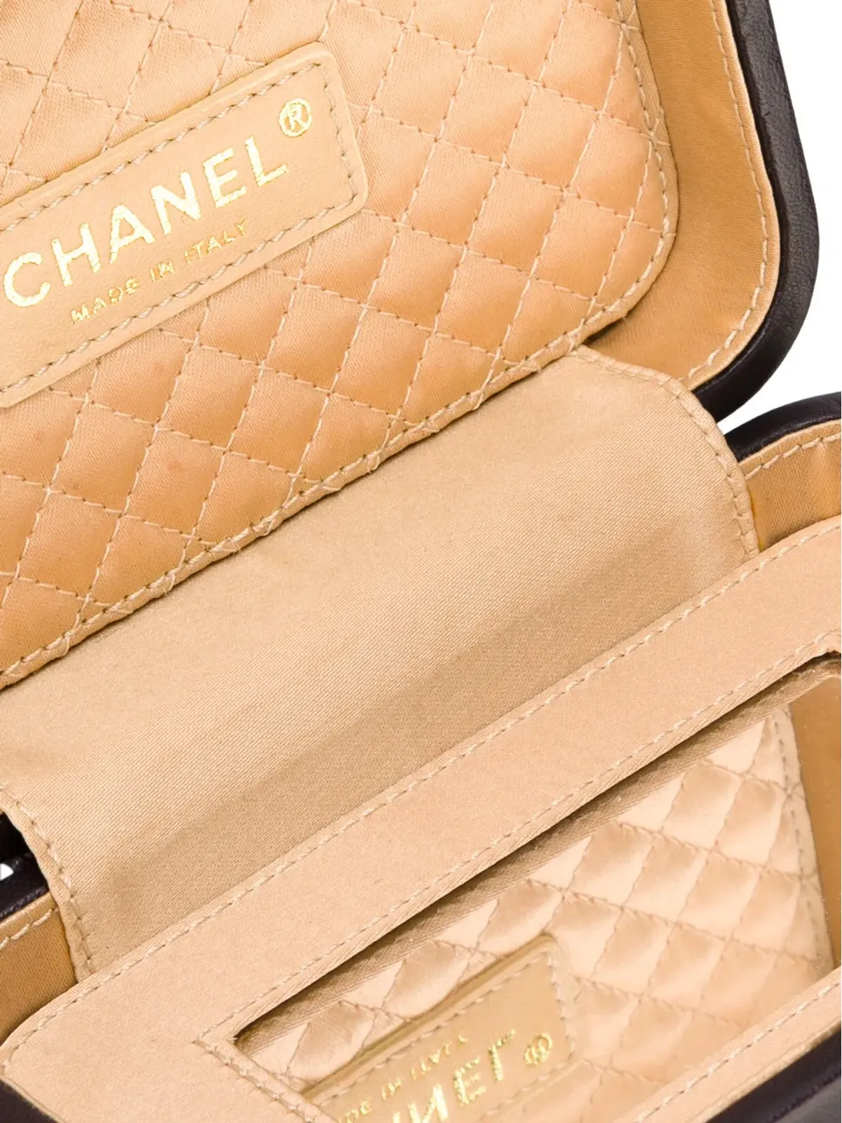 CHANEL ビンテージ キルティング ボックス クラッチ - 画像5