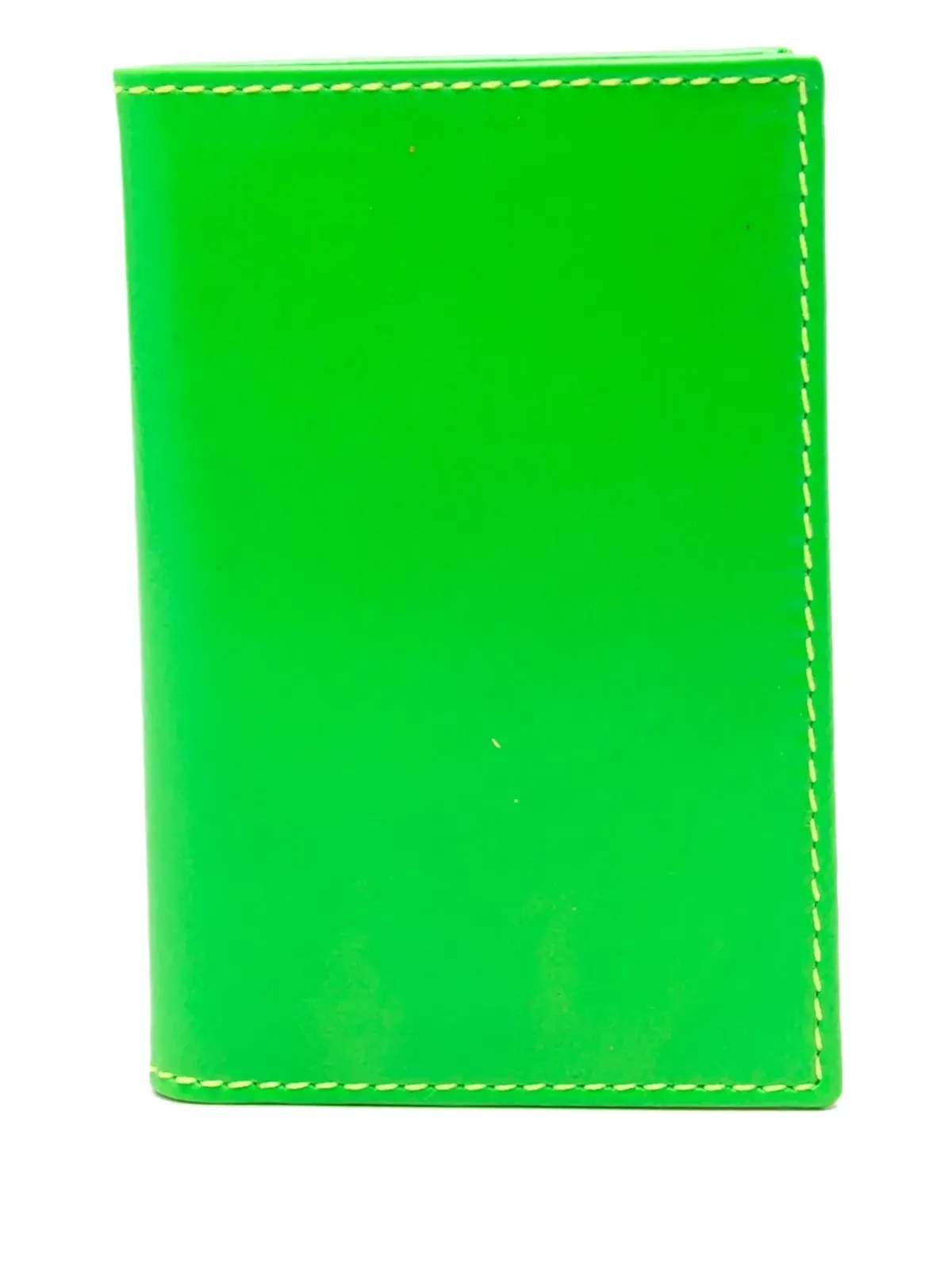 Comme Des Garçons Wallet スーパーフルオ 二つ折り財布 - グリーン - 画像1