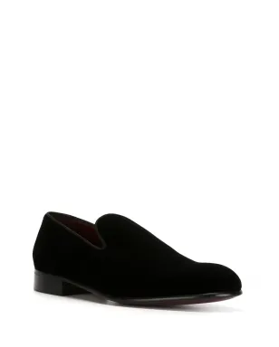 Dolce & Gabbana クラシックベルベットスリッパ - サムネイル2