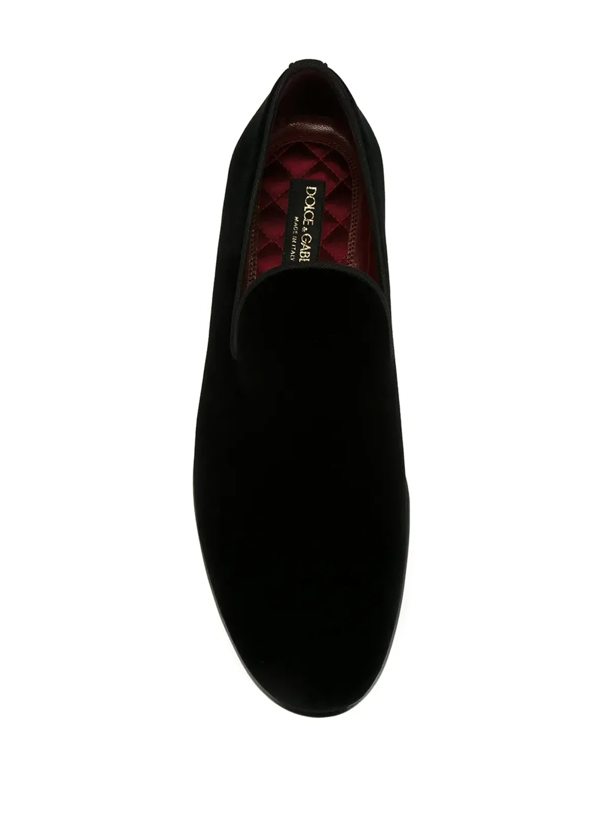 Dolce & Gabbana クラシックベルベットスリッパ - 画像4