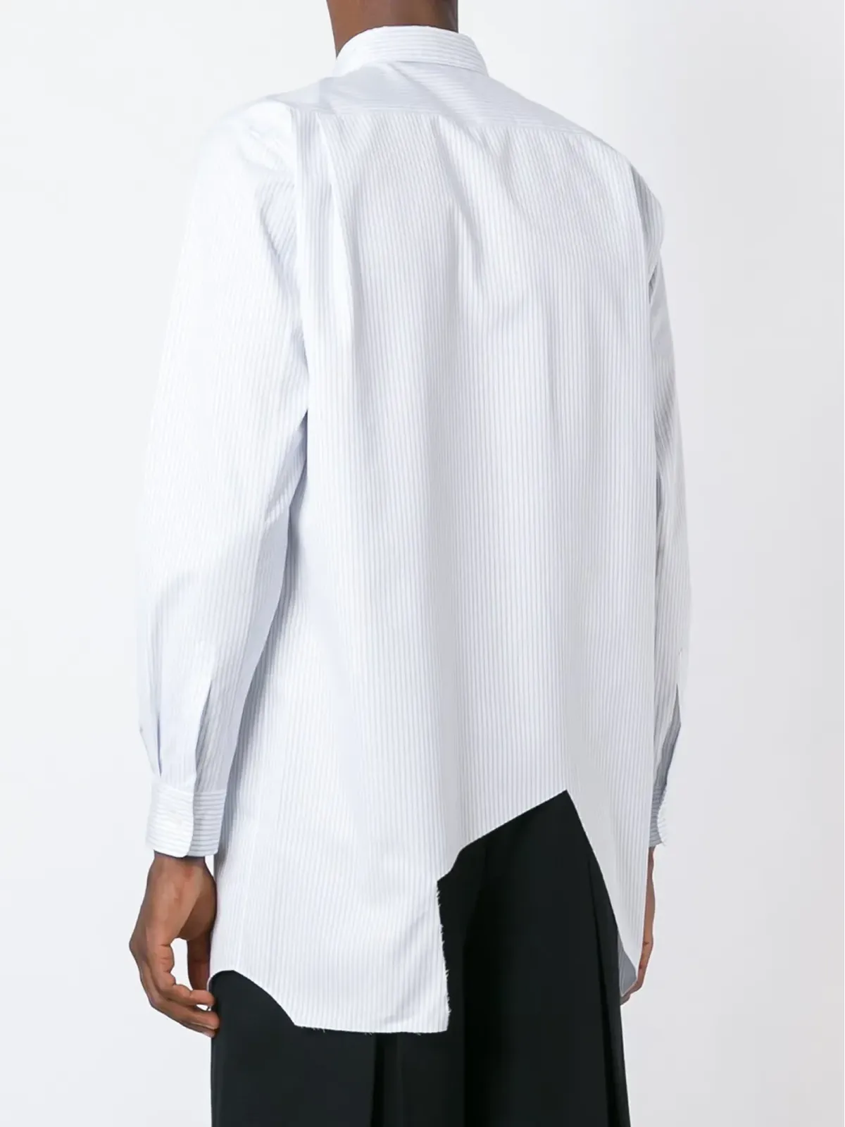 Comme des Garçons Homme Plus アシンメトリーヘムシャツ - 画像4