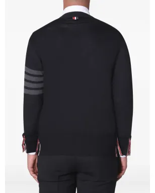 Thom Browne 4-Bar編みニットカーディガン - サムネイル3