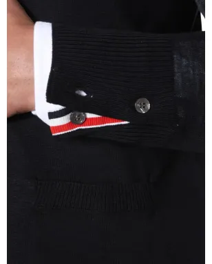 Thom Browne 4-Bar編みニットカーディガン - サムネイル4