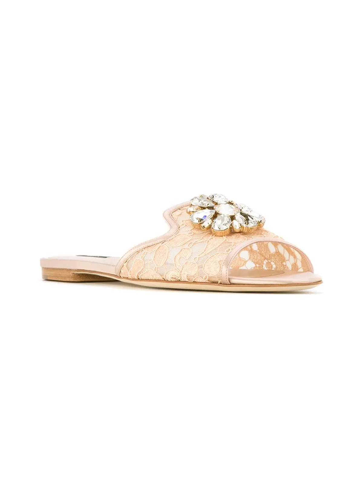 Dolce & Gabbana レインボーレース ブローチ付きサンダル - 画像2