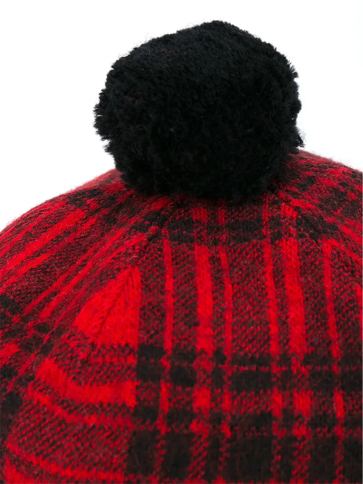 Gucci タータン柄タッセルベースボールキャップ - レッド - 画像4