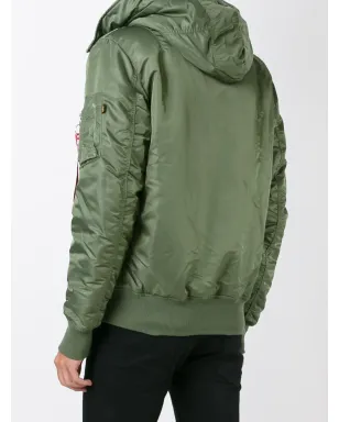 Alpha Industries ファー付き襟のパーカコート - サムネイル4