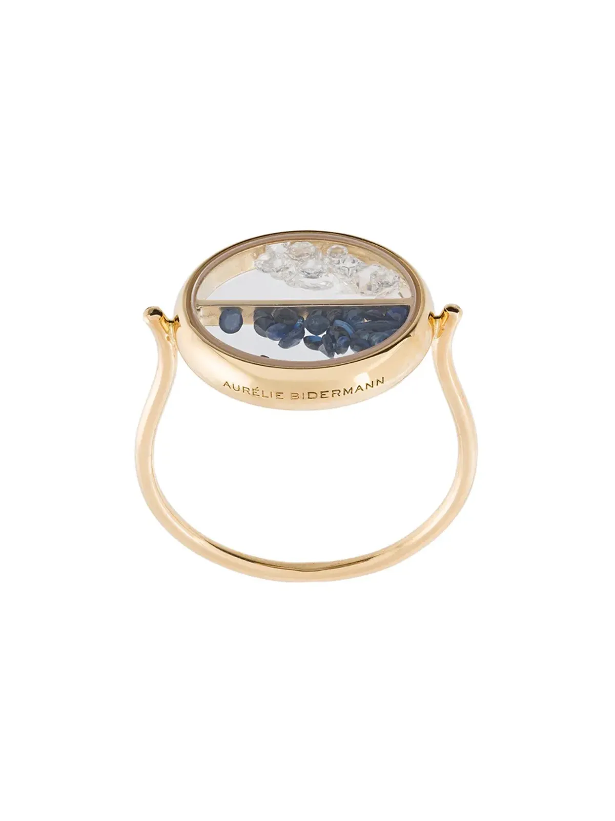Aurelie Bidermann Chivor ダイヤモンドとサファイアのリング - 画像1