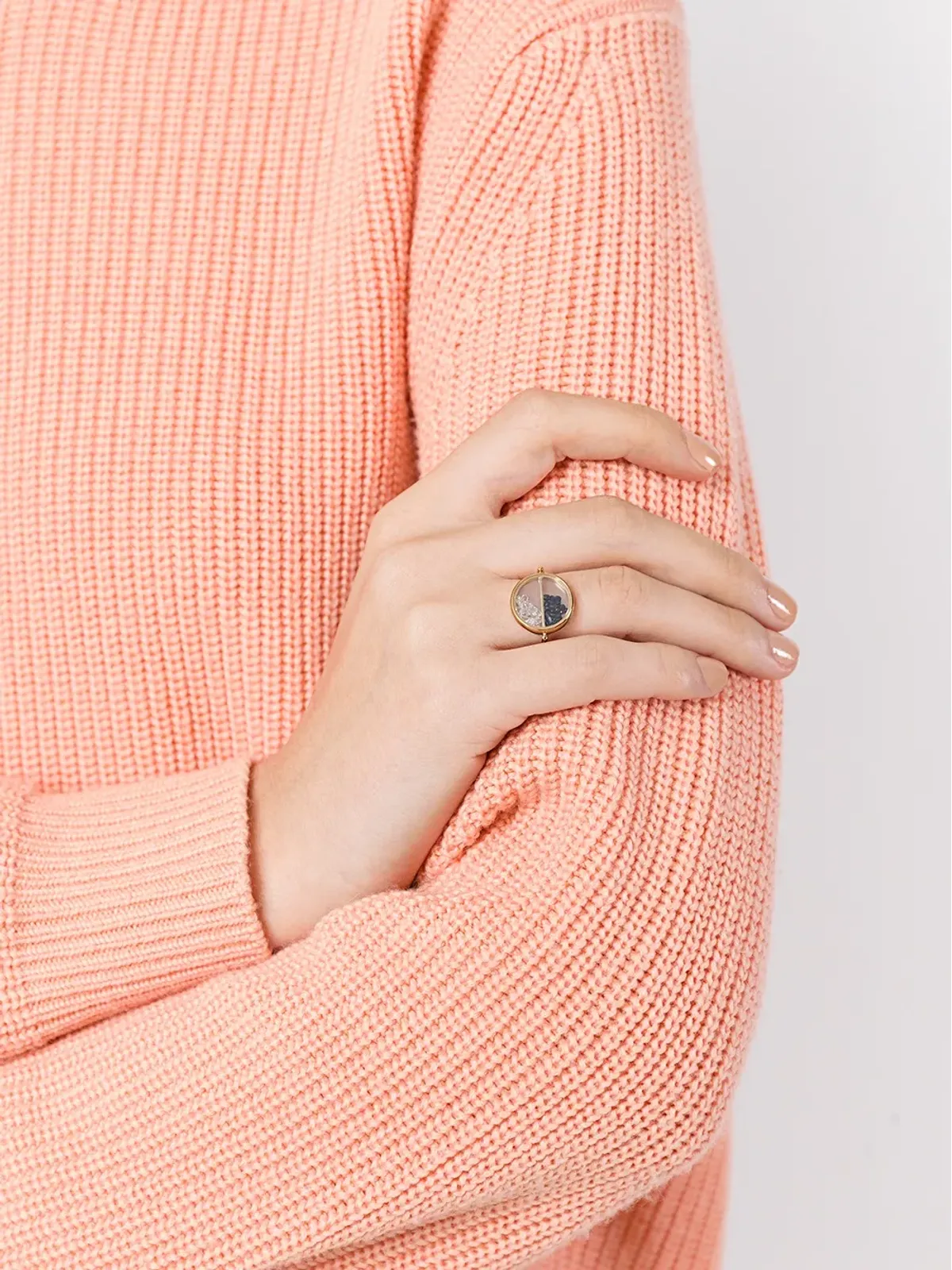 Aurelie Bidermann Chivor ダイヤモンドとサファイアのリング - 画像2