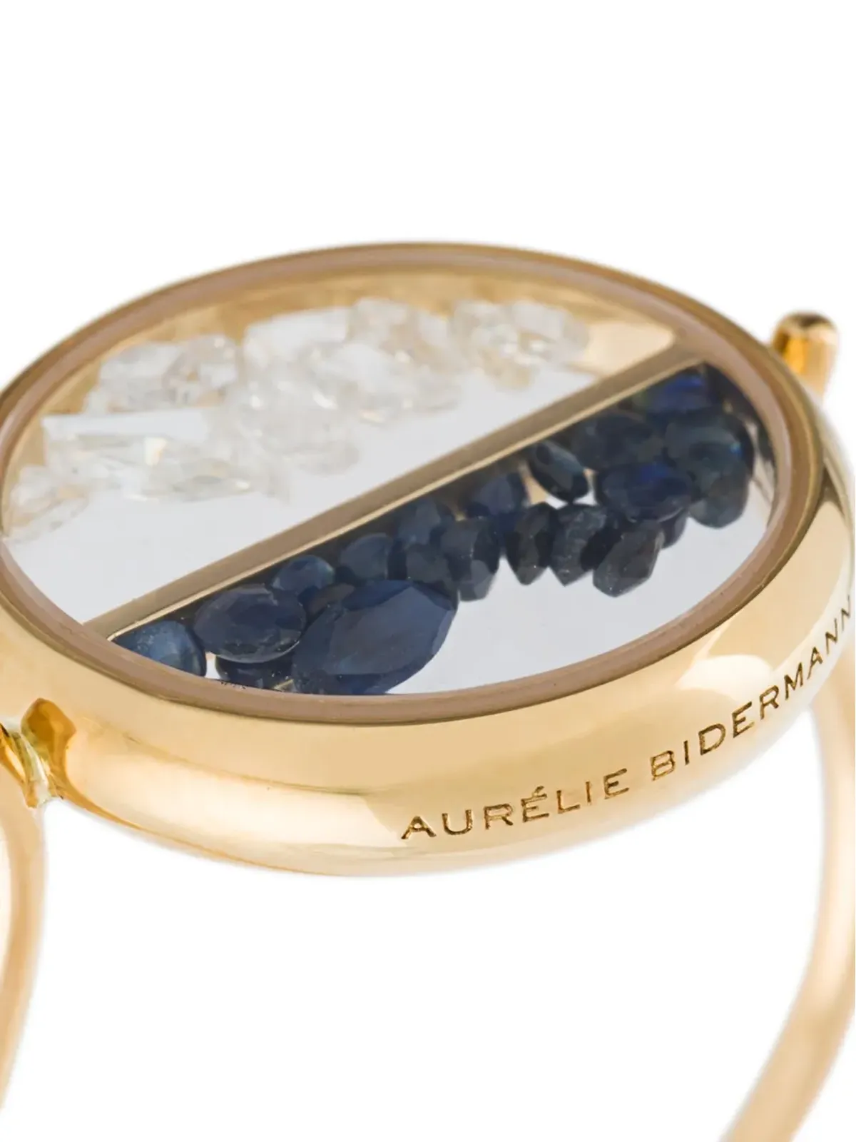Aurelie Bidermann Chivor ダイヤモンドとサファイアのリング - 画像3