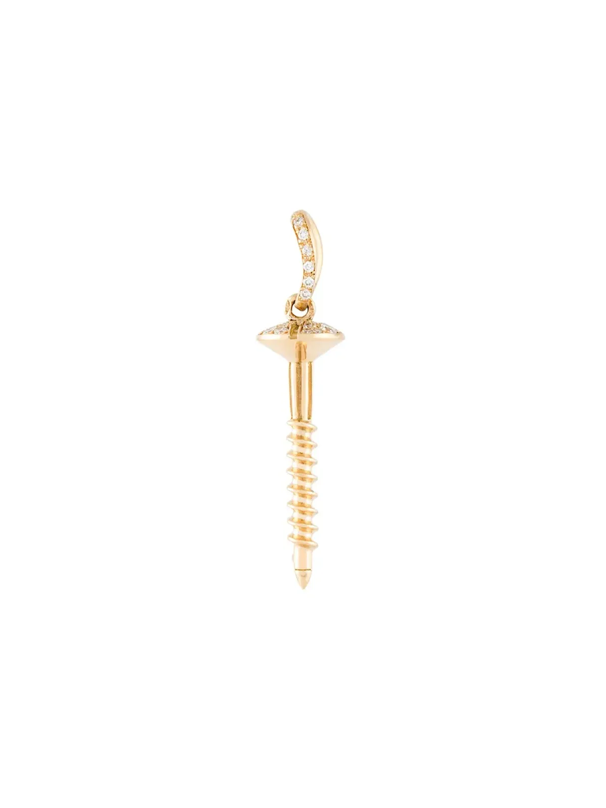 Aurelie Bidermann 'Screw' ダイヤモンドペンダント - 画像1