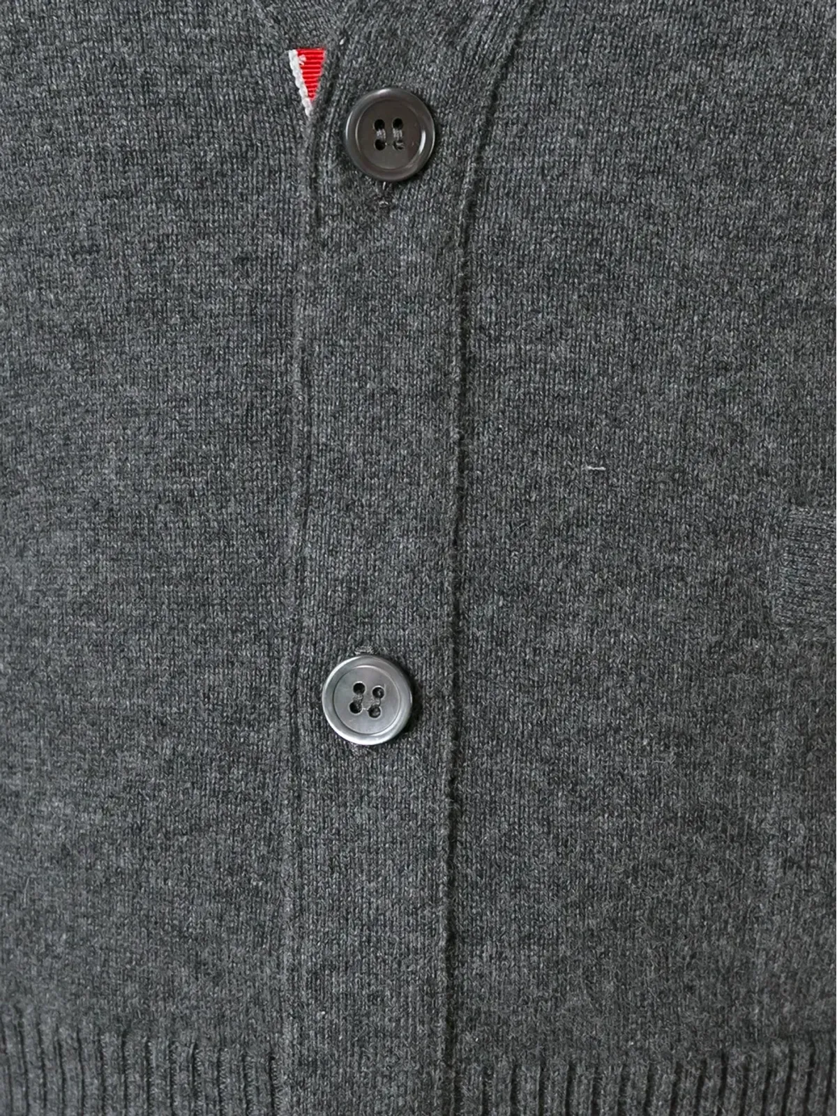 Thom Browne ノースリーブボタン留めカーディガン グレー - 画像5