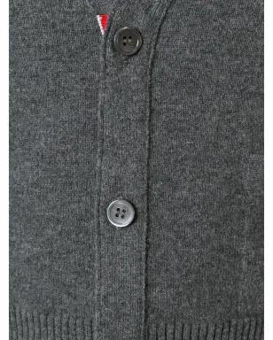 Thom Browne ノースリーブボタン留めカーディガン グレー - サムネイル5