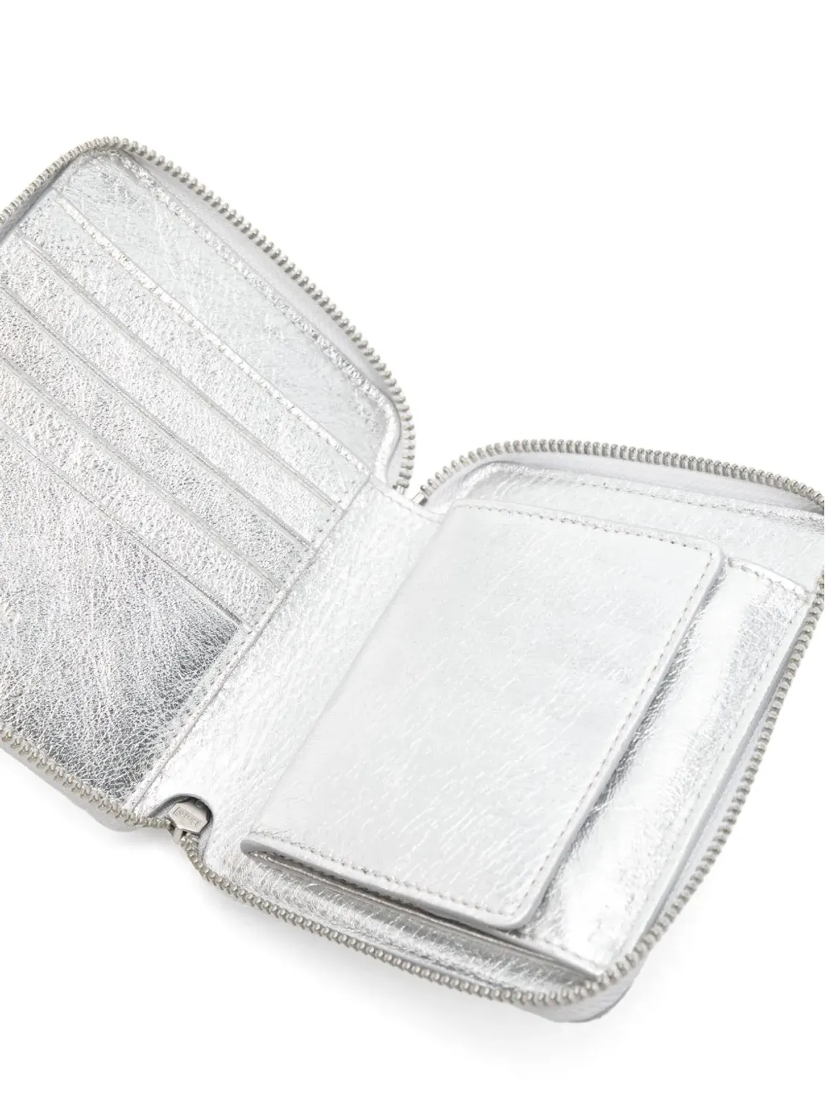 Comme Des Garçons Wallet メタリックエフェクト ウォレット - Silver - 画像3