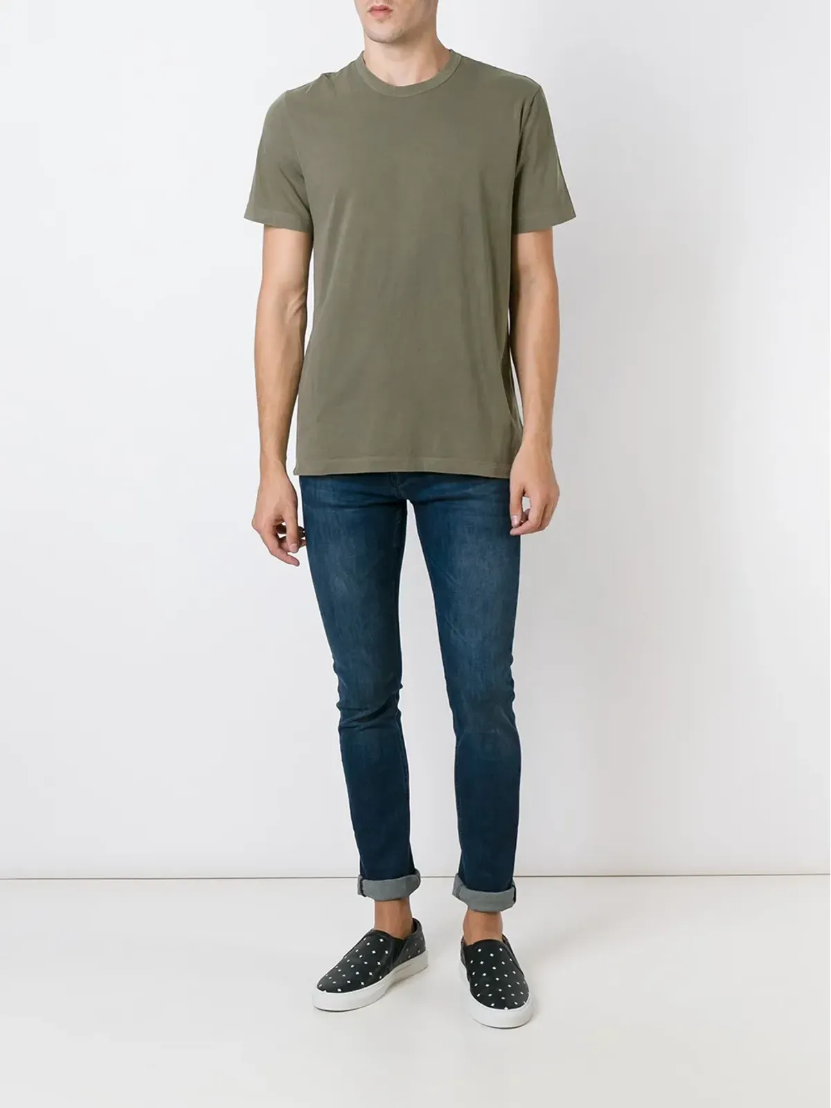 James Perse クルーネックTシャツ グリーン - 画像2