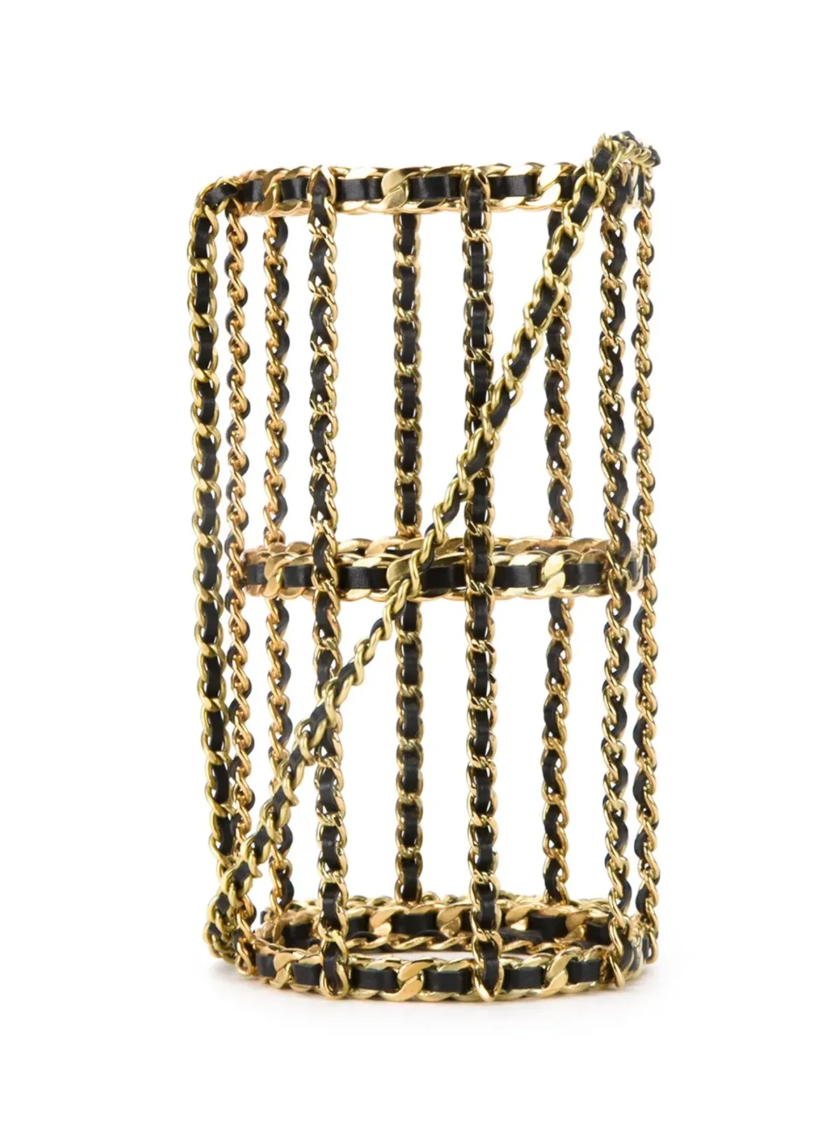 CHANEL Pre-Owned チェーンケージショルダーバッグ - 画像3