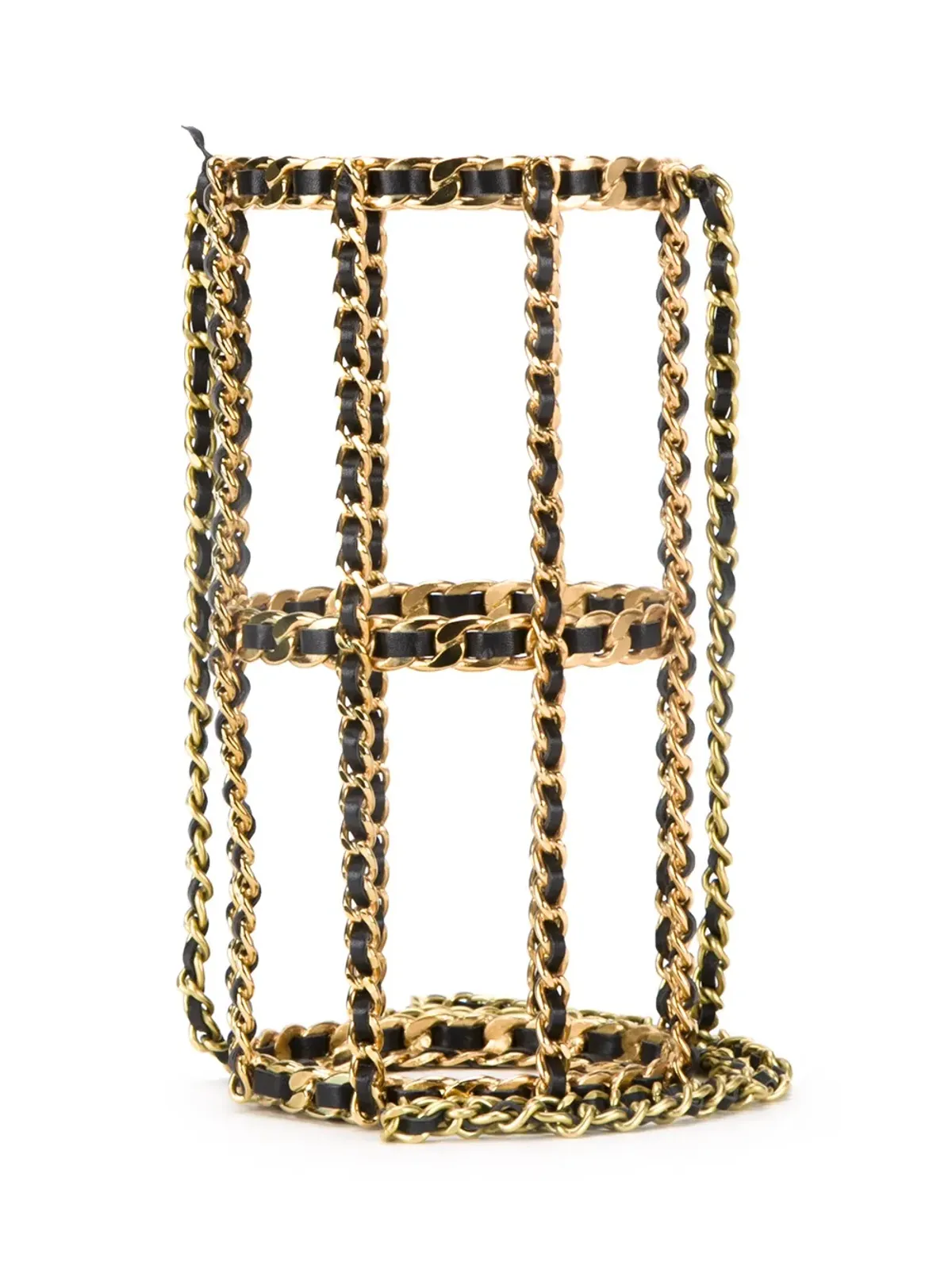 CHANEL Pre-Owned チェーンケージショルダーバッグ - 画像4