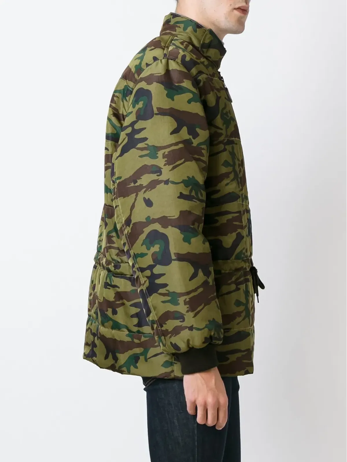 Jean Paul Gaultier Pre-Owned 迷彩柄パデッドジャケット（グリーン） - 画像3
