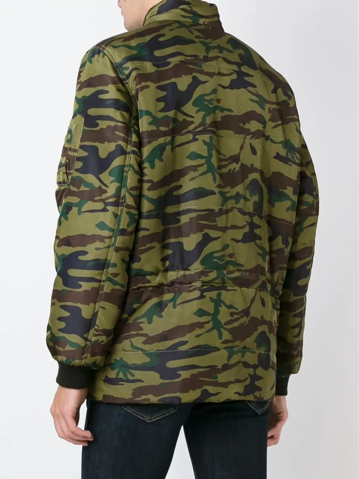 Jean Paul Gaultier Pre-Owned 迷彩柄パデッドジャケット（グリーン） - 画像4