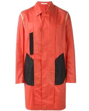 Helmut Lang Pre-Owned カラーブロックコート - Red - サムネイル1