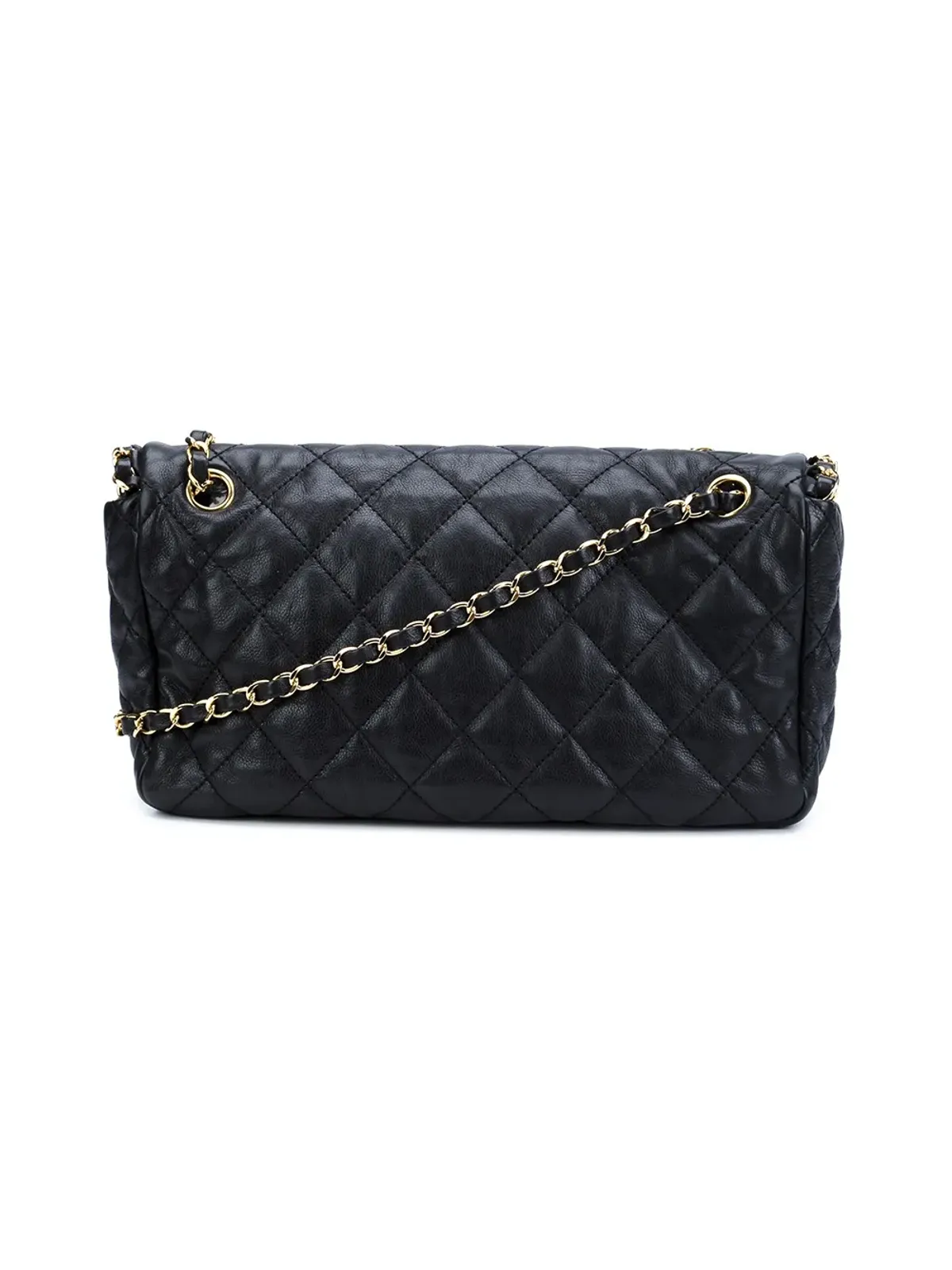 CHANEL ビンテージ Chain Meフラップショルダーバッグ - ブラック - 画像3