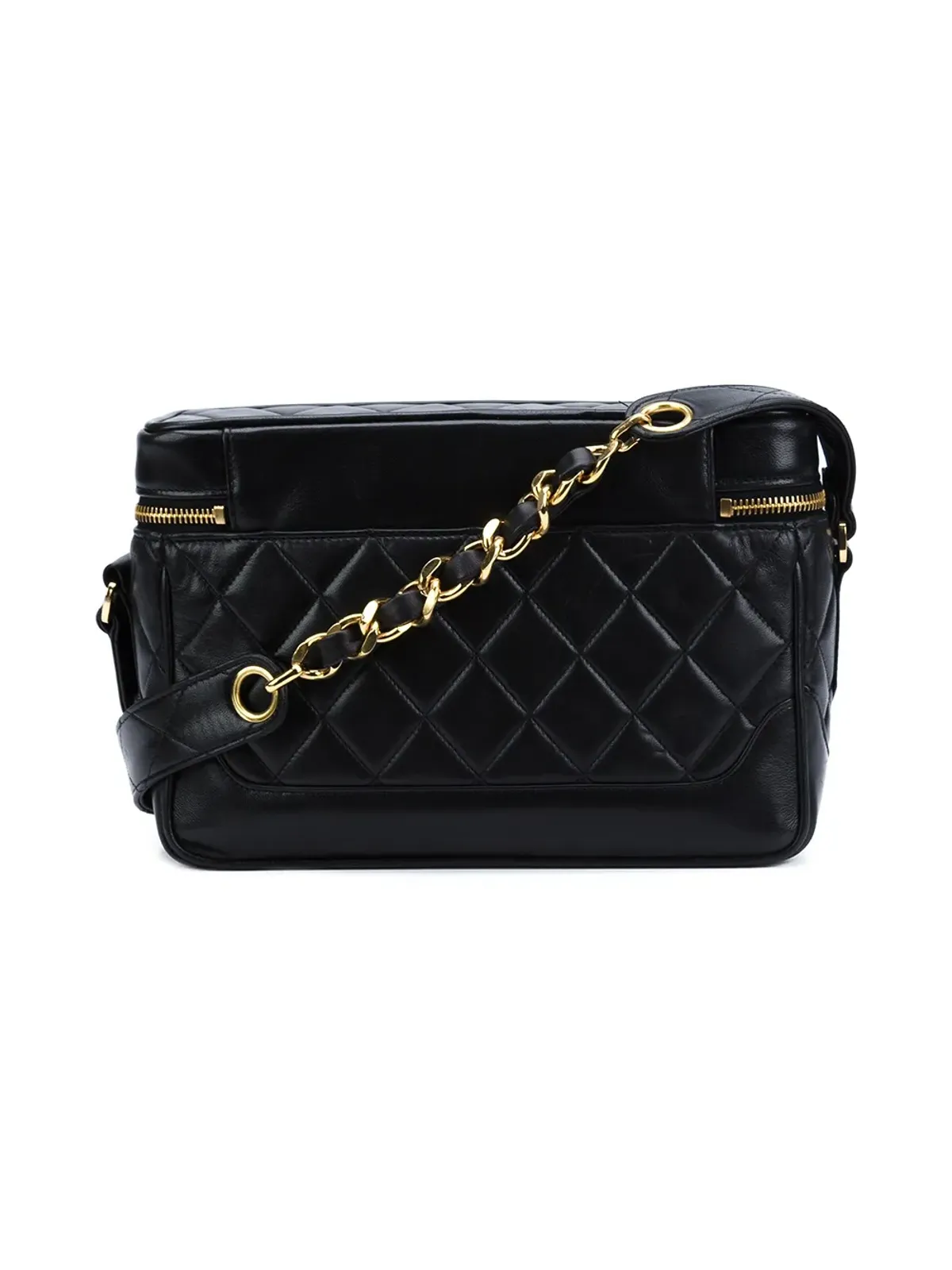 CHANEL ビンテージ キルティング ボックス ショルダーバッグ - 画像3