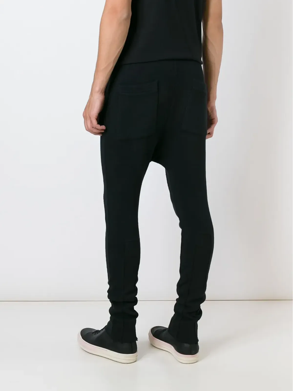 Thom Krom リブ編みドロップクロッチパンツ - 画像4