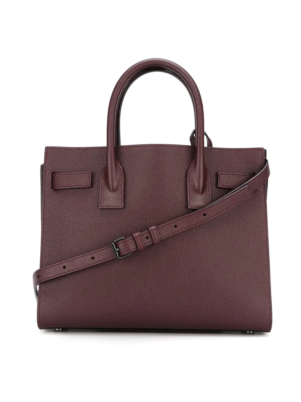 Saint Laurent ベビー Sac de Jour トートバッグ（レッド） - 画像3