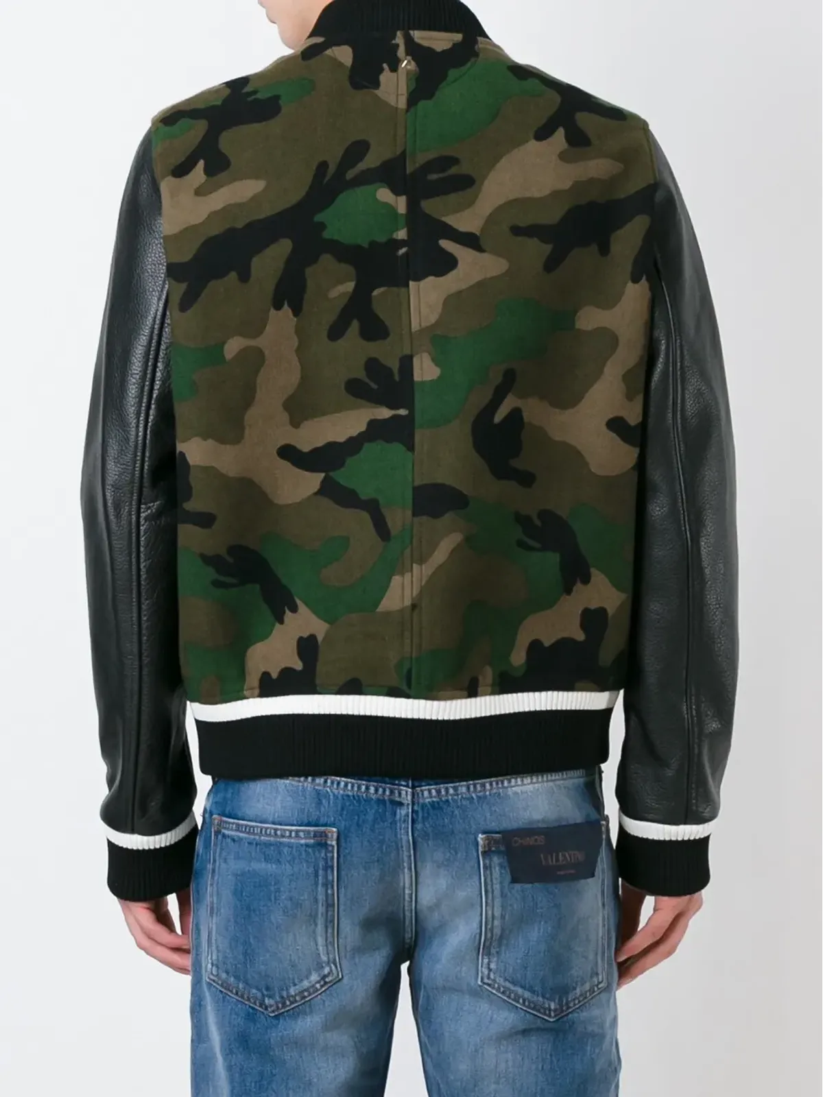 Valentino Garavani ロックスタッド カモフラージュ ボンバージャケット - 画像4