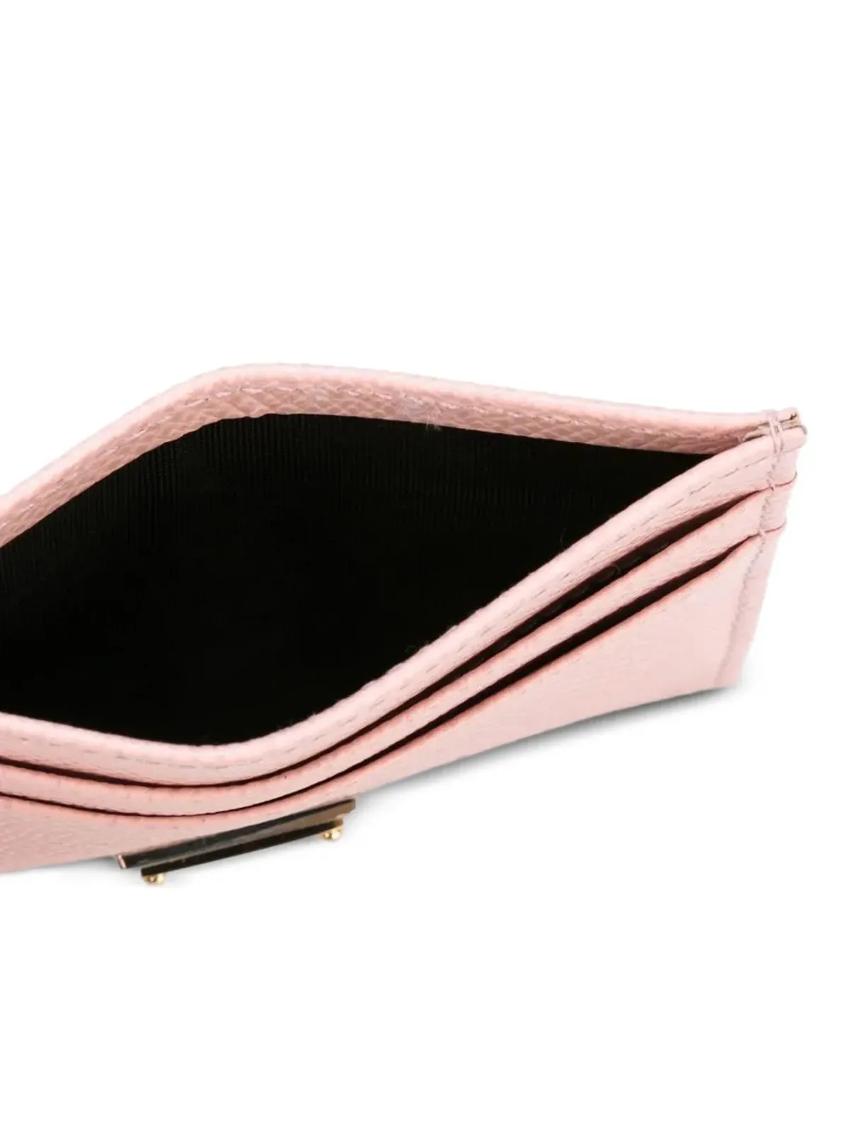 Dolce & Gabbana Dauphine leather cardholder - Pink - 画像3