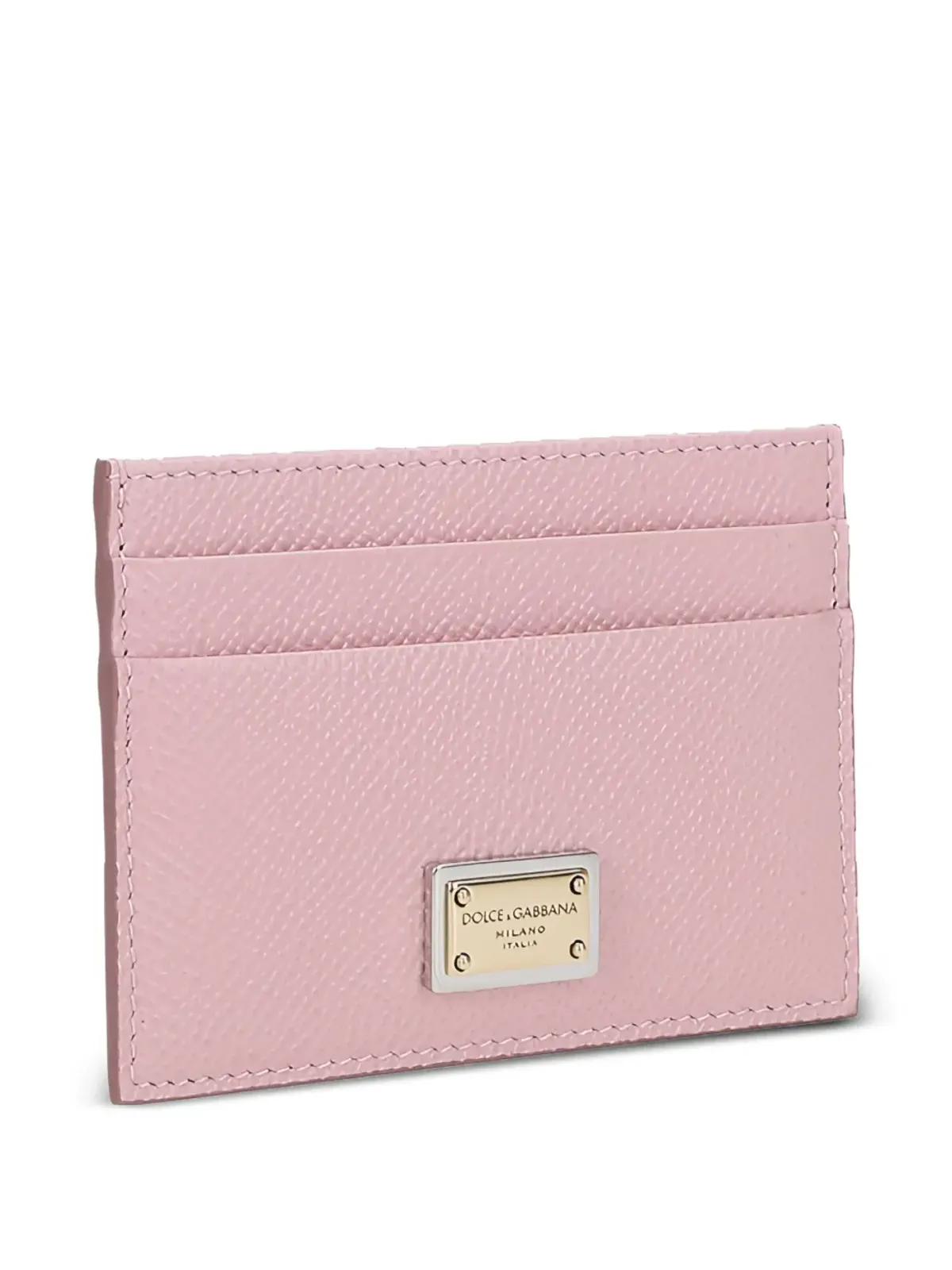 Dolce & Gabbana Dauphine leather cardholder - Pink - 画像4
