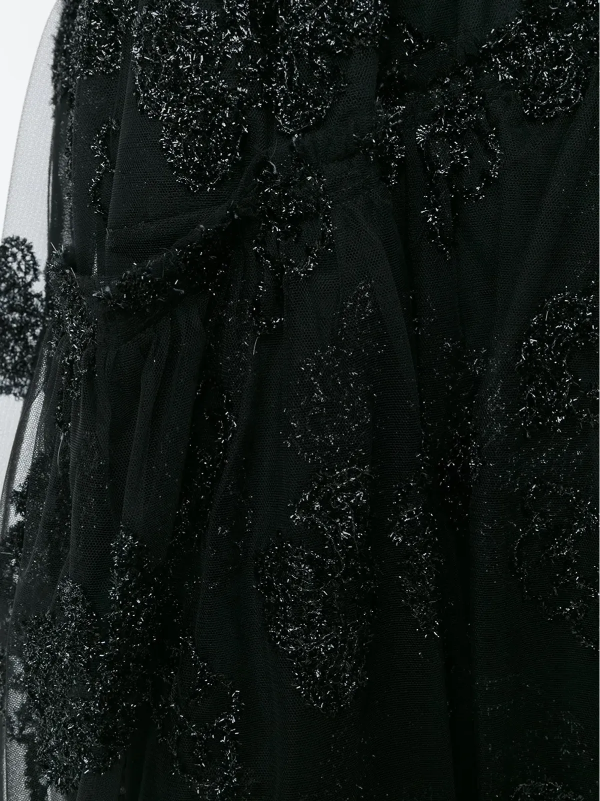 Simone Rocha ジャカードチュール ミディスカート - 画像5