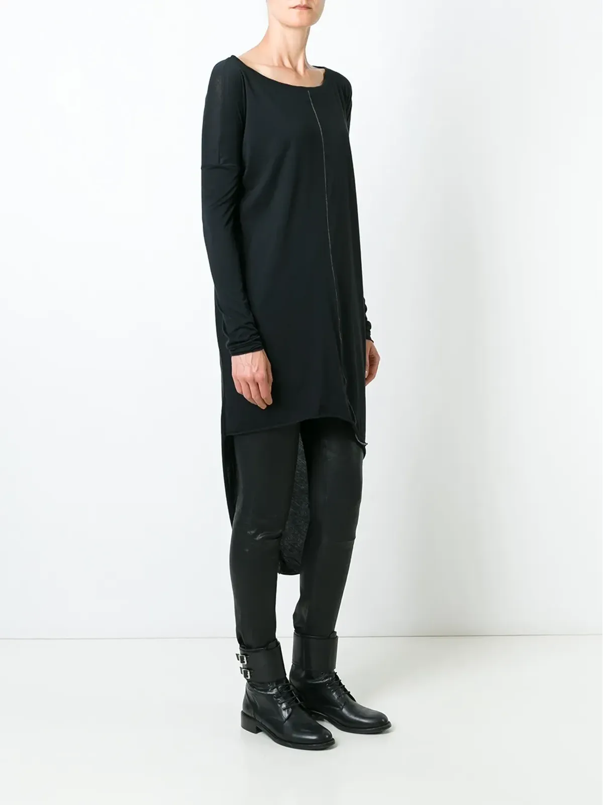 Thom Krom アシンメトリック ロング Tシャツ - 画像3