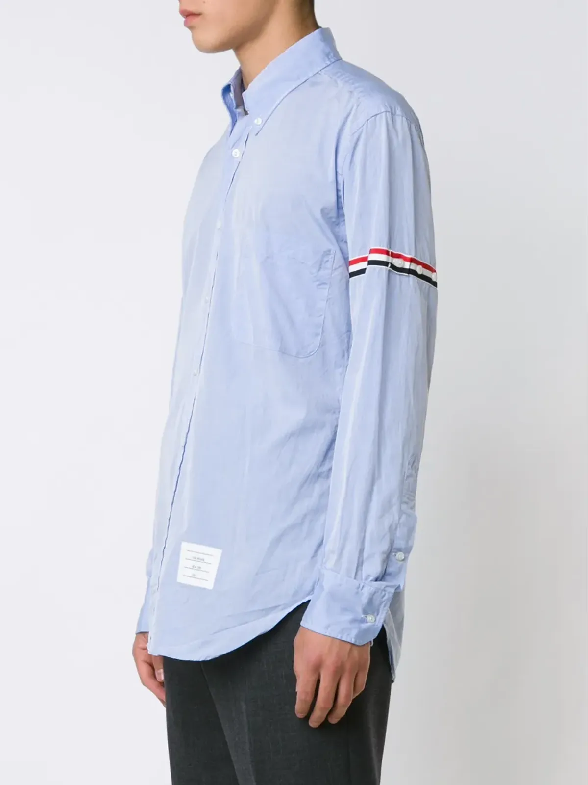 Thom Browne ストライプ柄の長袖シャツ - 画像3