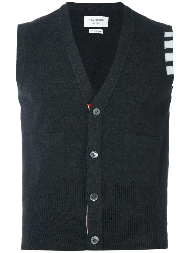 Thom Browne Thom Browne 4-Bar カシミヤ カーディガンベストの商品画像