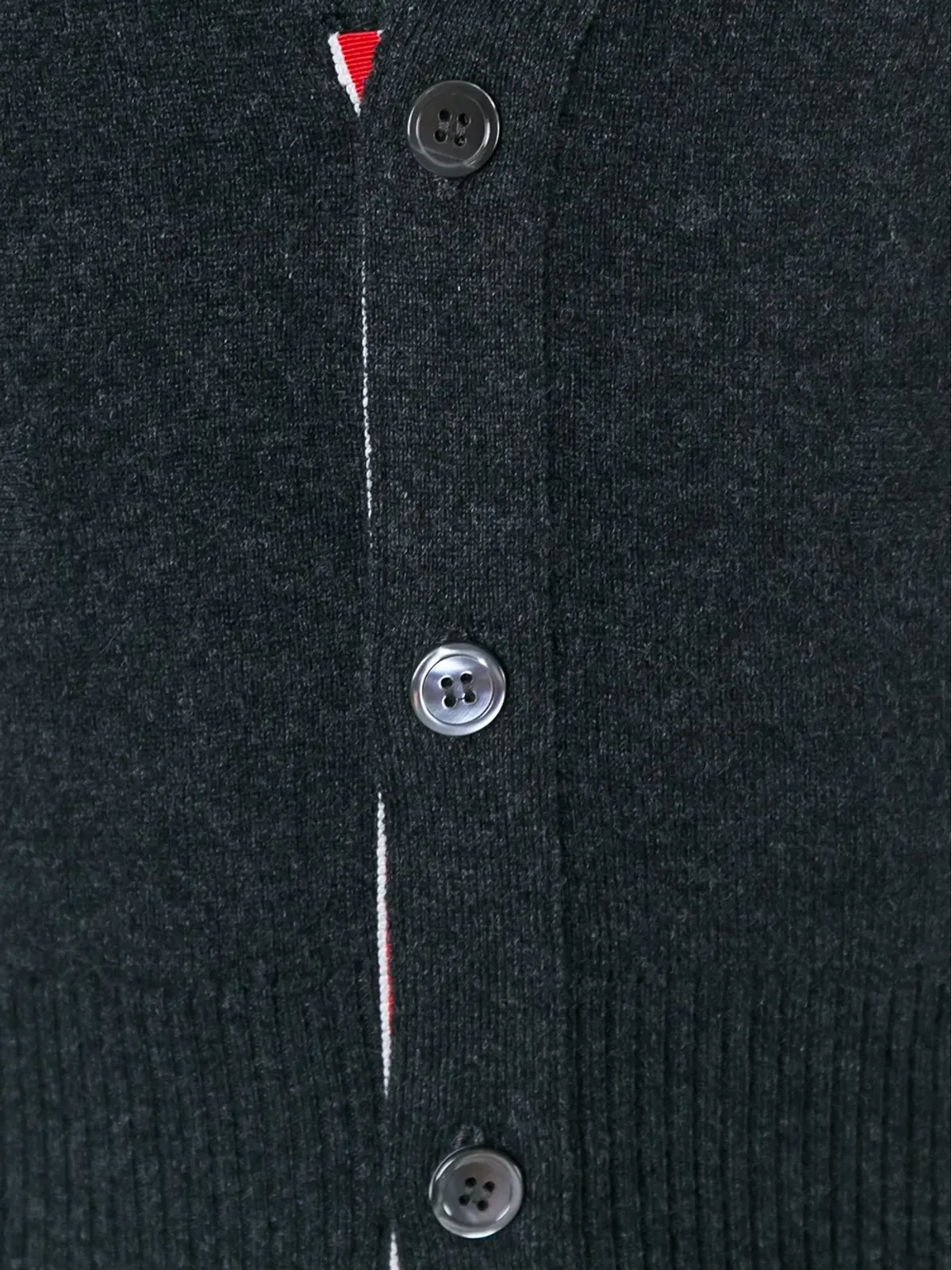 Thom Browne 4-Bar カシミヤ カーディガンベスト - 画像5