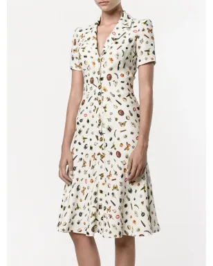 Alexander McQueen オブセッションプリント シャツドレス - サムネイル3