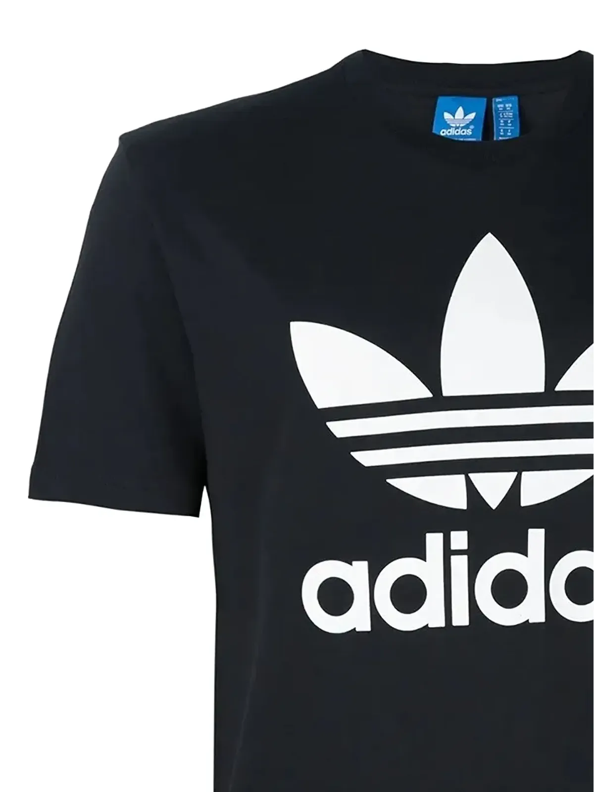 adidas アディダス オリジナルス トレフォイル Tシャツ（ブラック） - 画像2