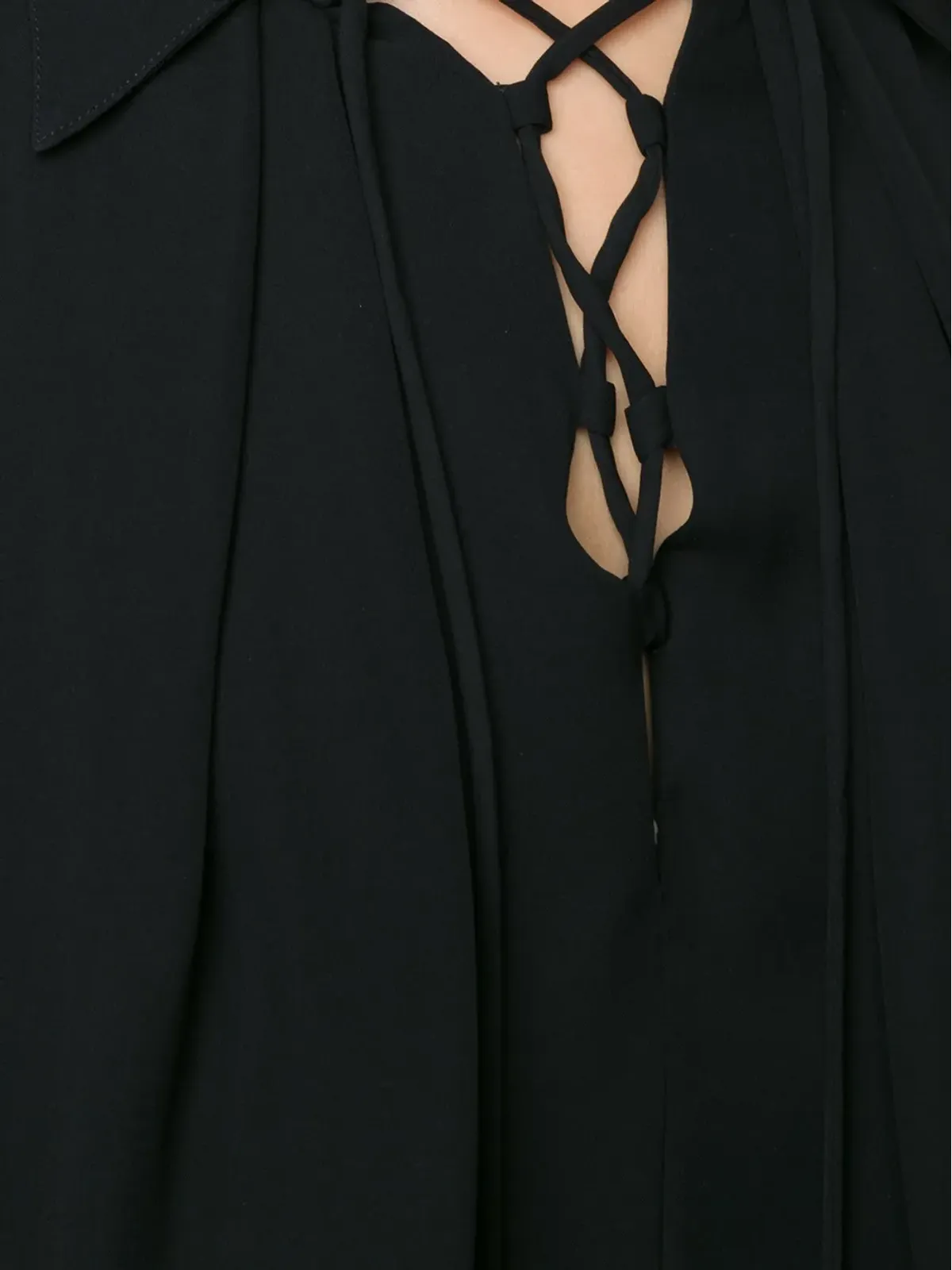 Plein Sud レースアップネック ブラウス - 画像5