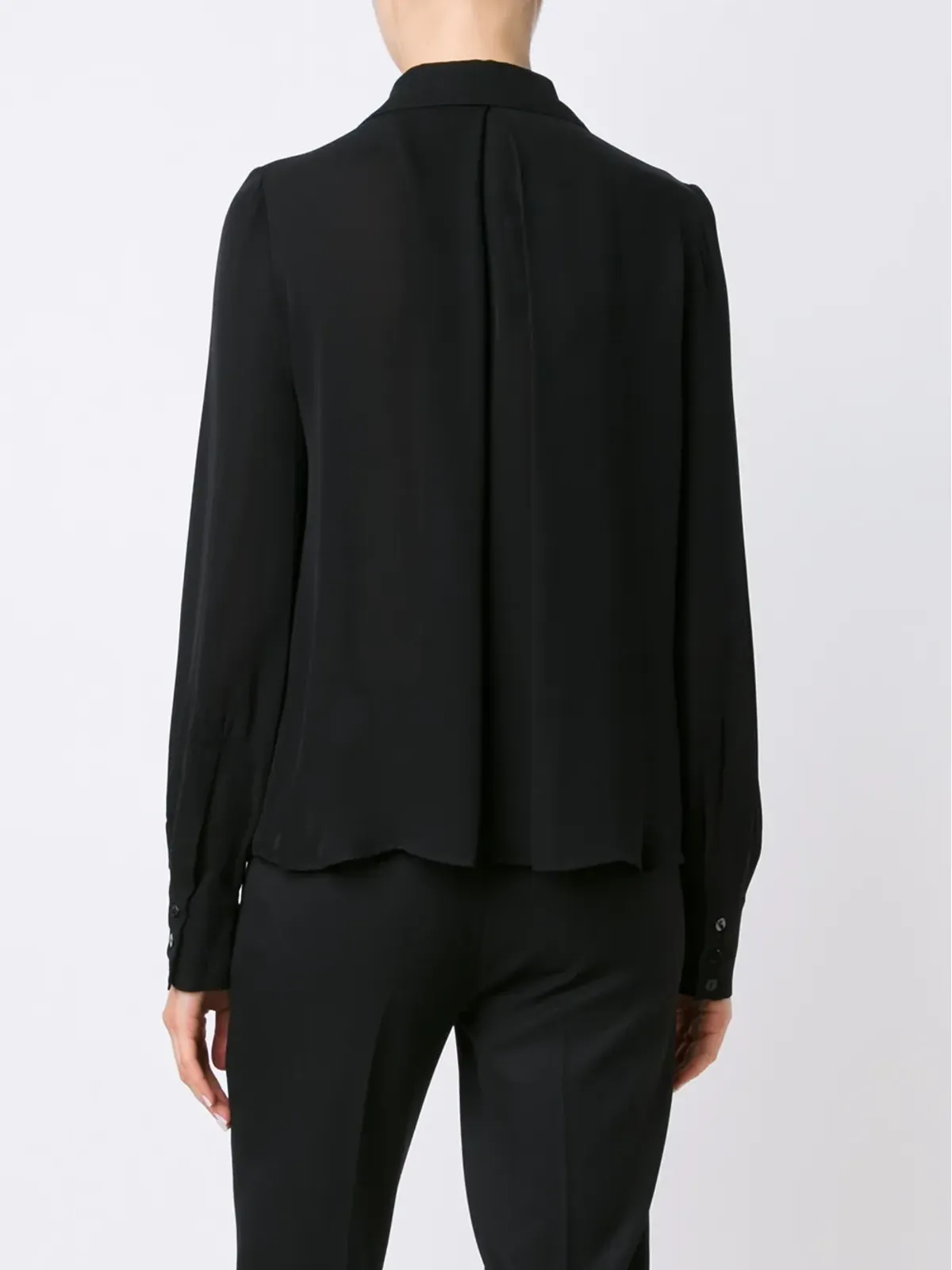 Plein Sud レースアップネック ブラウス - 画像4