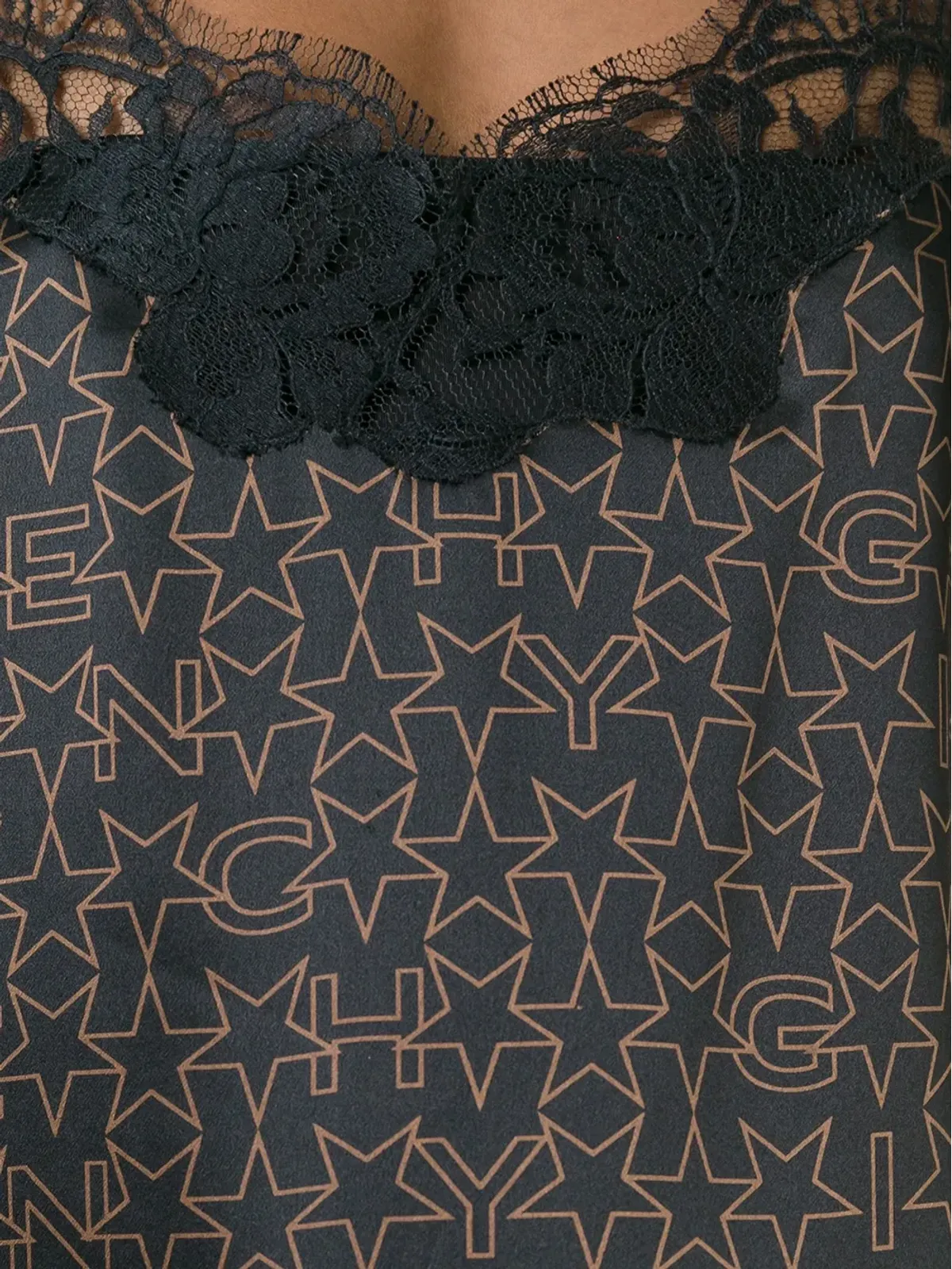 Givenchy ロゴプリント レースドレス - 画像5