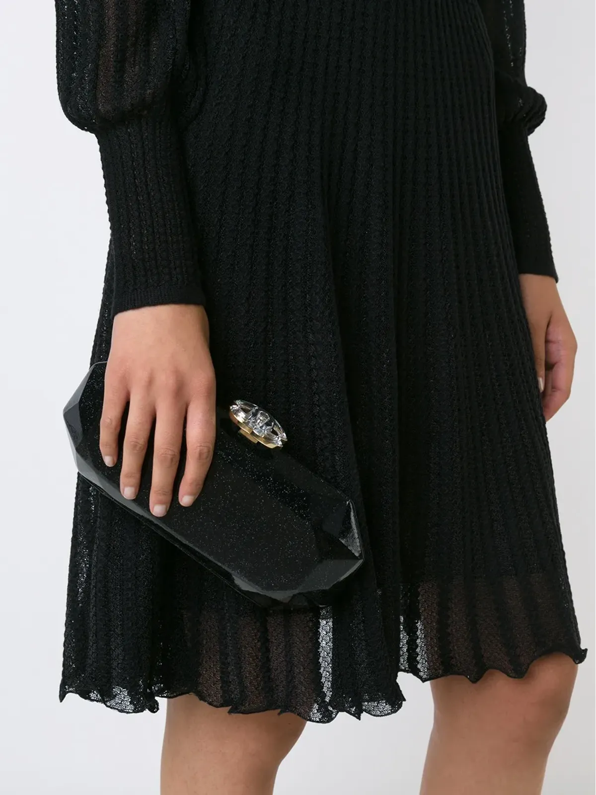 CHANEL ビンテージ ミナウディエール クラッチ - 画像2