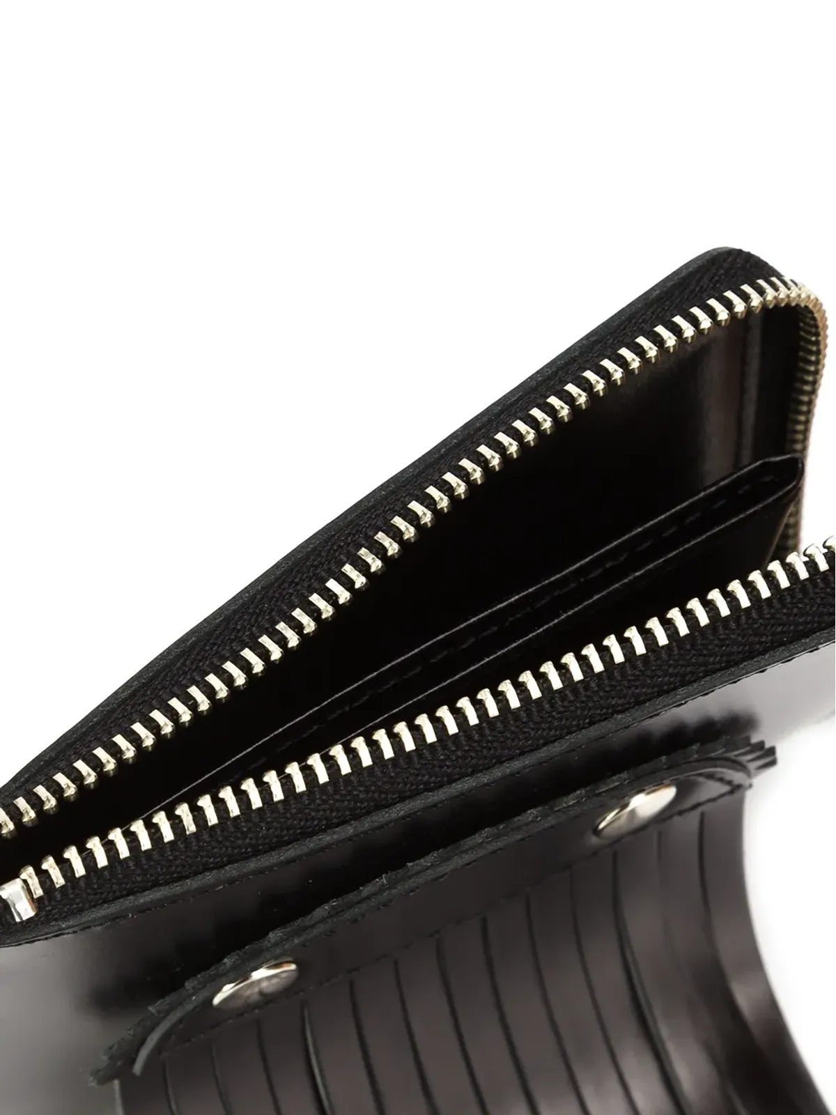 Comme Des Garçons Wallet フリンジ付きカードホルダー - 画像3
