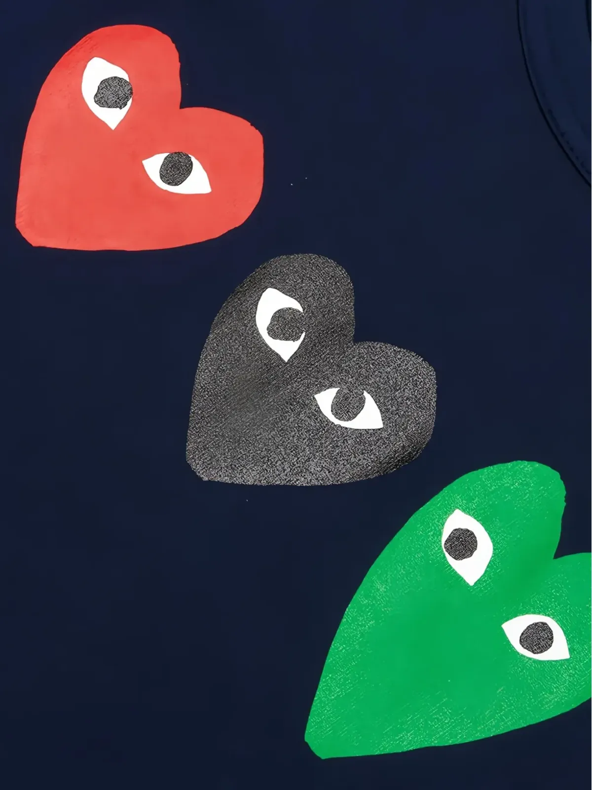 Comme Des Garçons Play ハートプリント Tシャツ - 画像3